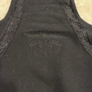 Harley-Davidson Black 3/4 Sleeve Sweater sz S